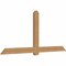 Ekena Millwork Eugene Smooth Timber Gable Bracket, Western Red Cedar, 96"W x 44"H x 3 1/2"D x 5 1/2"F, 11/12 Pitch GBW096X44X0406EUG00SWR - alternate 4
